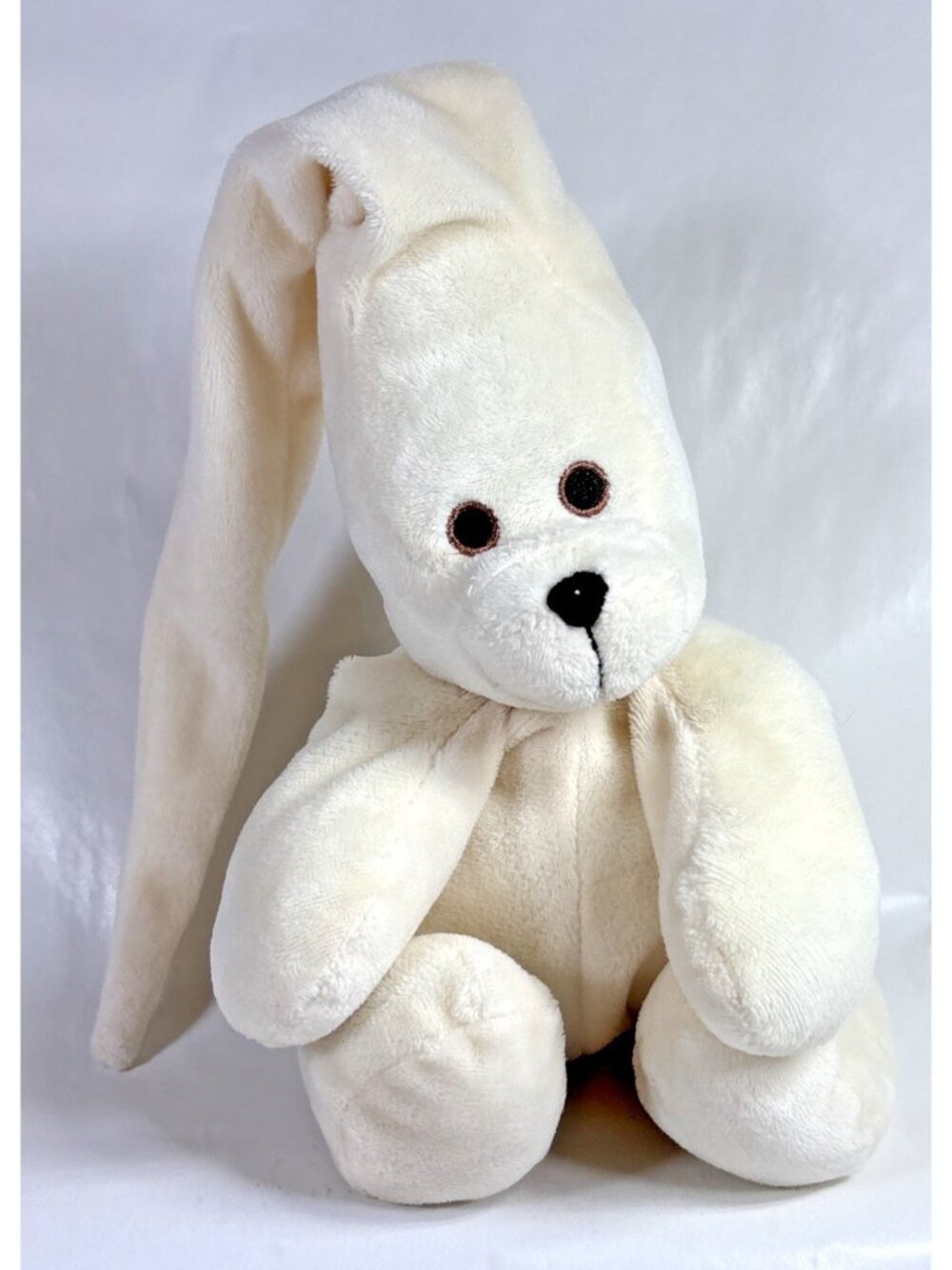 Wenatex Sleepy Bear Ghost White Plush Stuffed Animal Small Comfort Toy Sleep